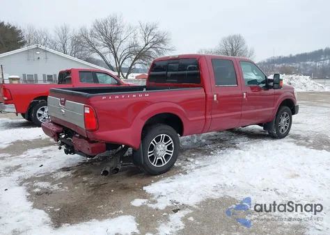 2015 Ford F-250 Lariat z USA, uszkodzony, nr VIN 1FT7W2BT0FEB37984